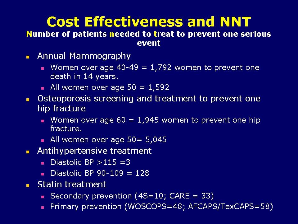 Cost Effectiveness of Heart Attack and Stroke Prevention