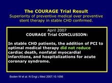 COURAGE Trial Conclusion