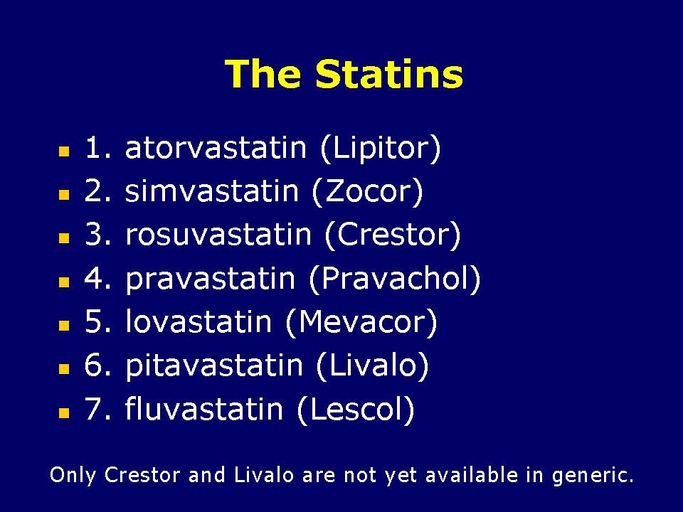 The Statins